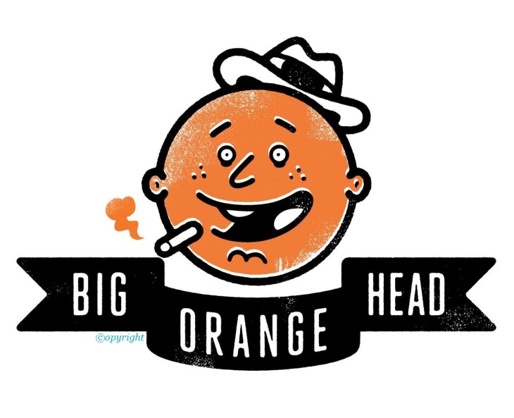 BIG ORANGE HEAD
