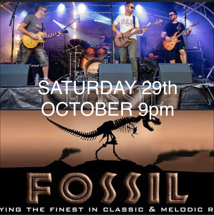 LIVE BAND - FOSSIL 9pm