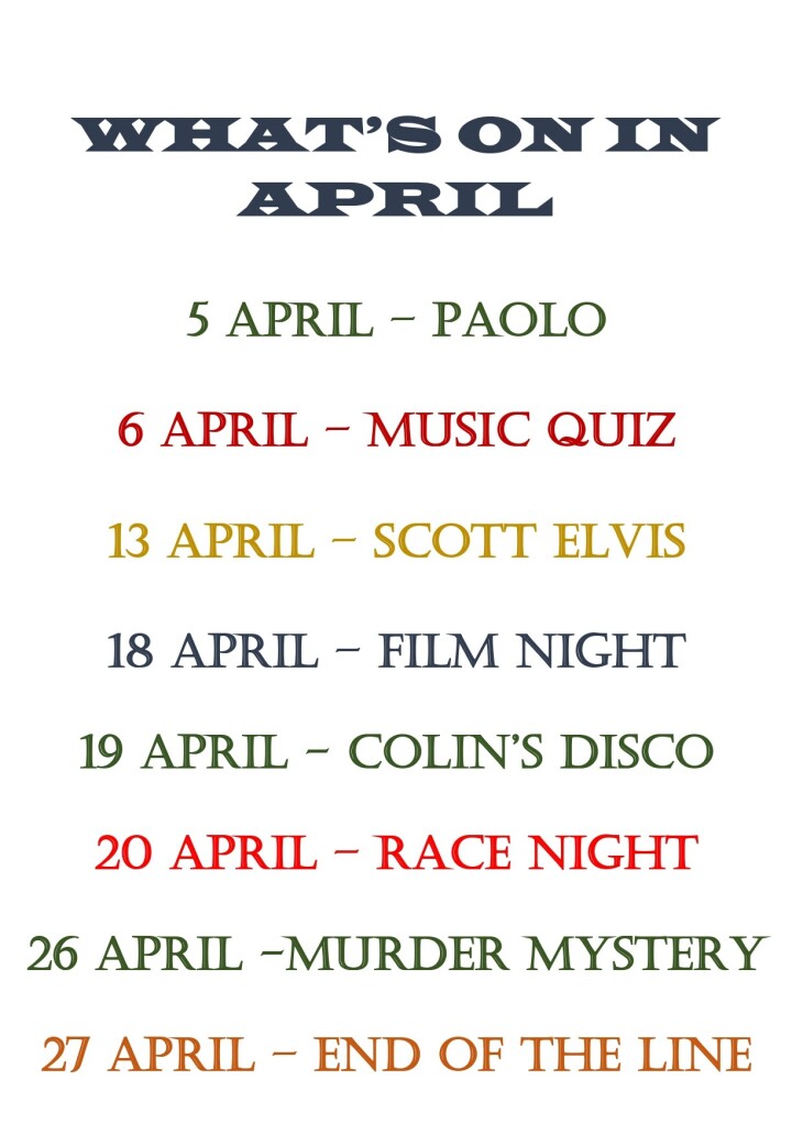 What's on in April