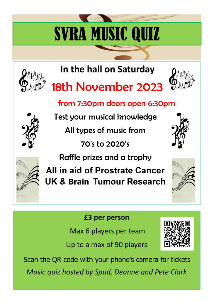 Music Quiz all tickets have been sold