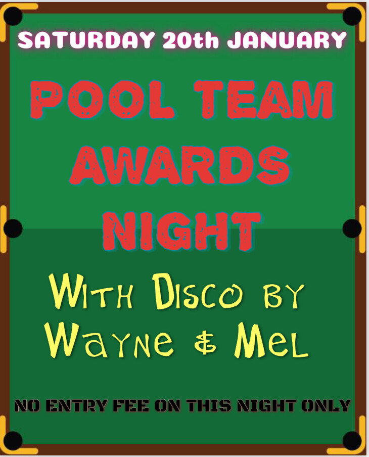 Pool awards night