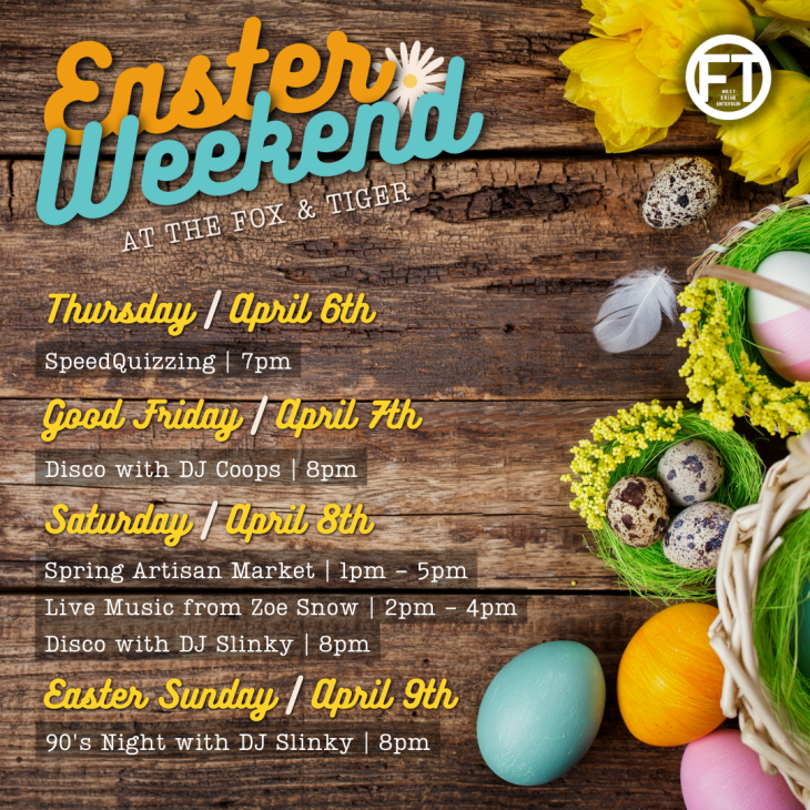 Easter Weekend at the F&T