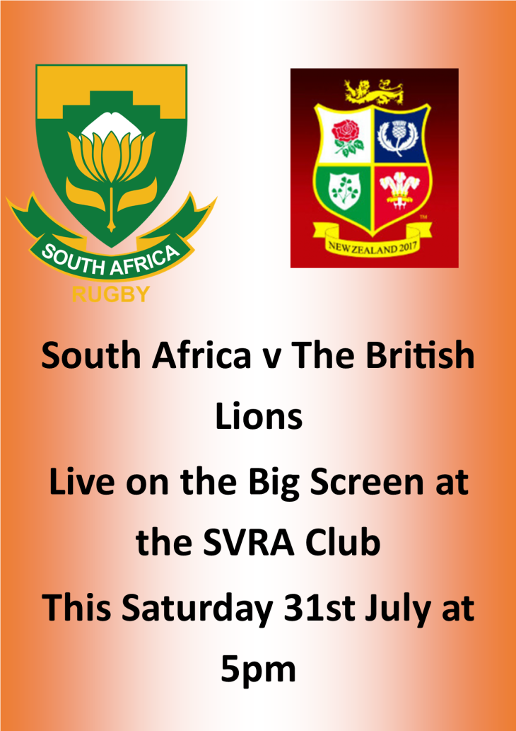 South Africa v The British Lions