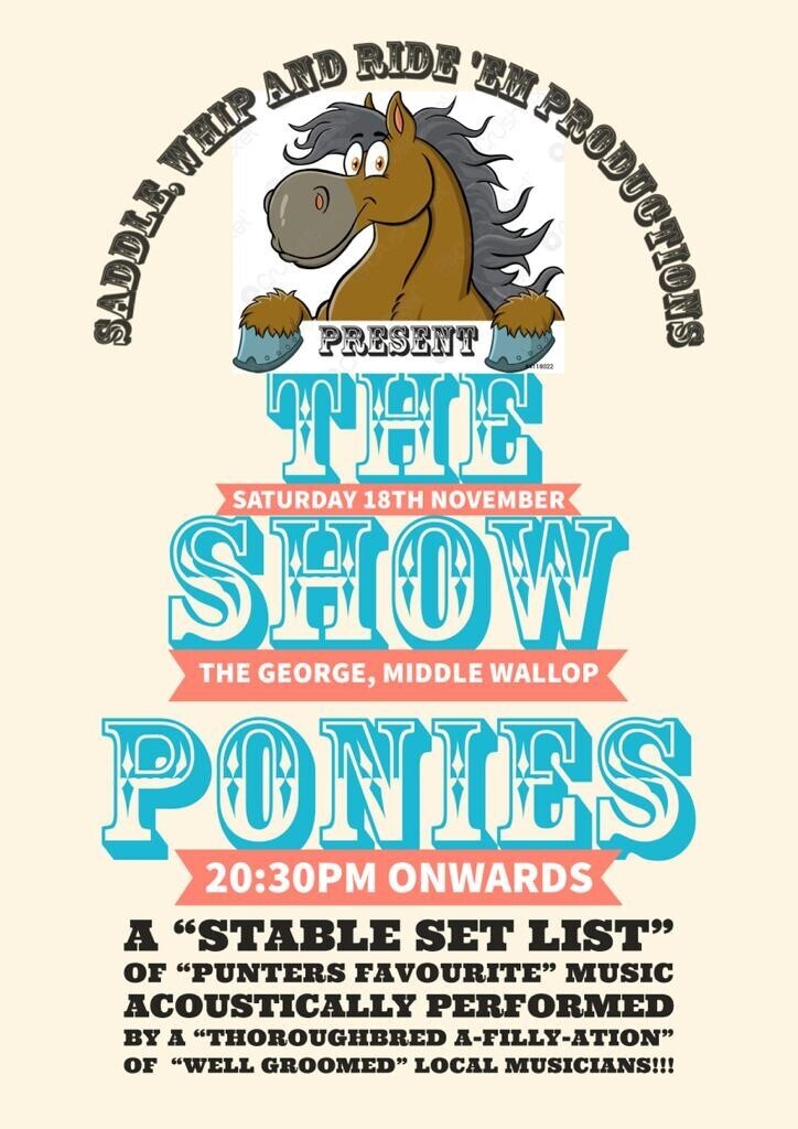 Show ponies are coming to the George