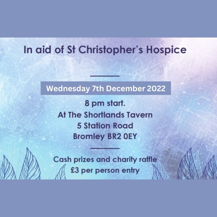 St Christopher's Hospice Charity Quiz