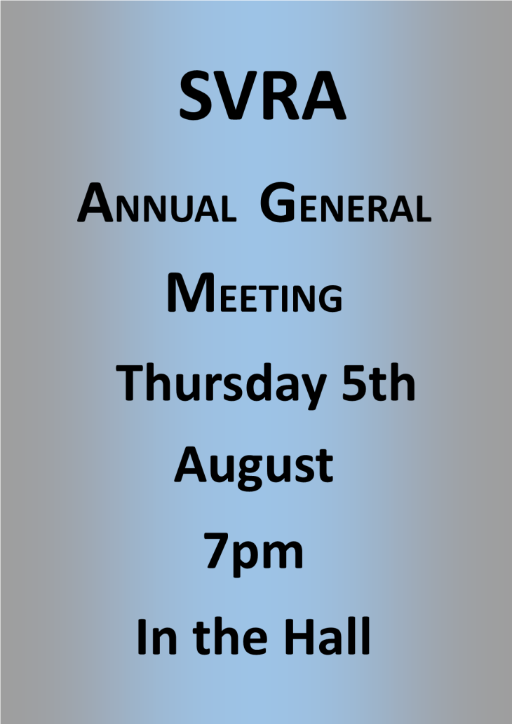 SVRA Annual General Meeting