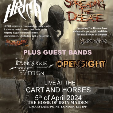 SPREADING THE DISEASE/HEDRA + Guests