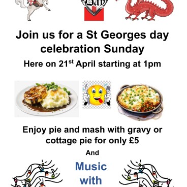 St Georges Day celebration Sunday