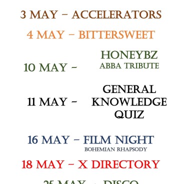What's on in May