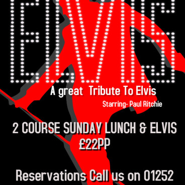 ELVIS ON THE PATIO - SUNDAY LUNCH
