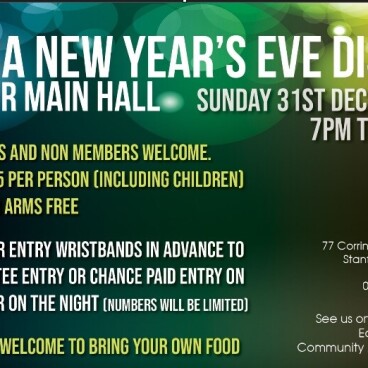 New Year's Eve in Our Main Hall