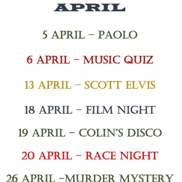 What's on in April