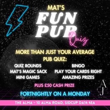 Mat’s Fun Pub Quiz Bank Hol Special