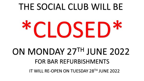 Social Club - CLOSED on 27-06-22