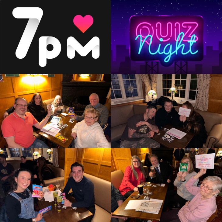 Tonight’s quiz is at 7pm