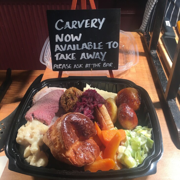 Carvery Now Available to takeaway