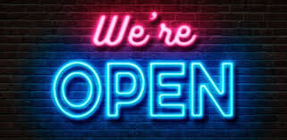 We Are Now Open Again!