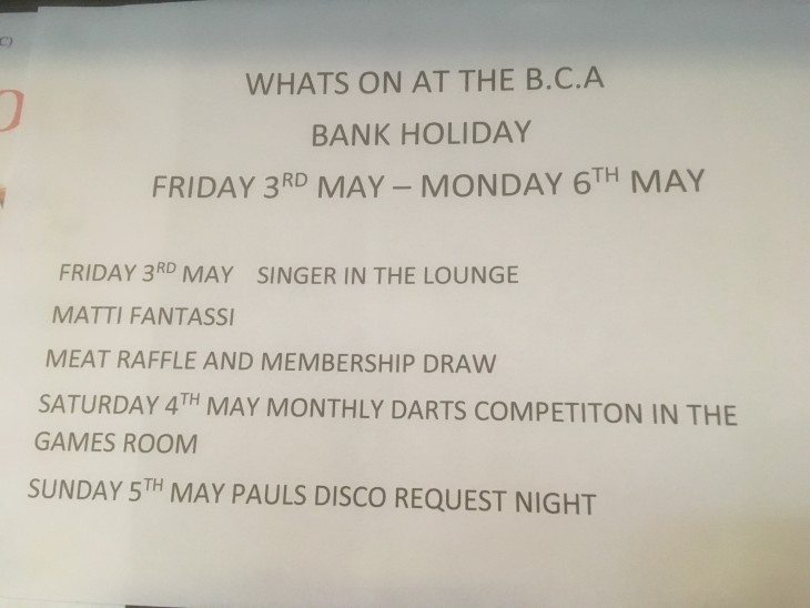 WHAT'S ON AT THE BCA