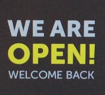RE-OPENING SATURDAY 4 JULY 2020