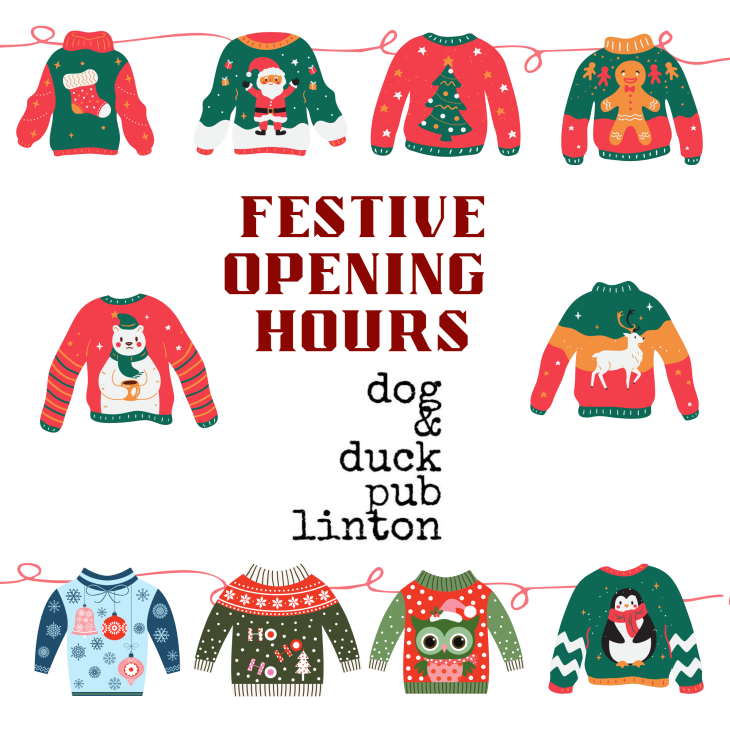 Festive opening times!