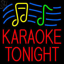 Tonight’s karaoke