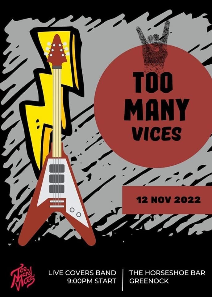 Too Many Vices Live Band