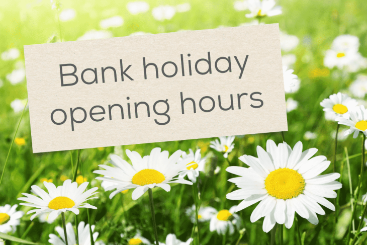 Bank Holiday opening and closing times