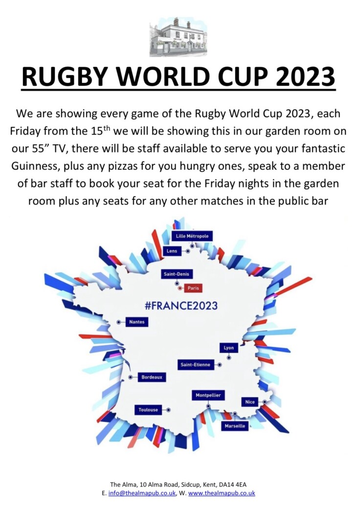 The Rugby World Cup 2023
