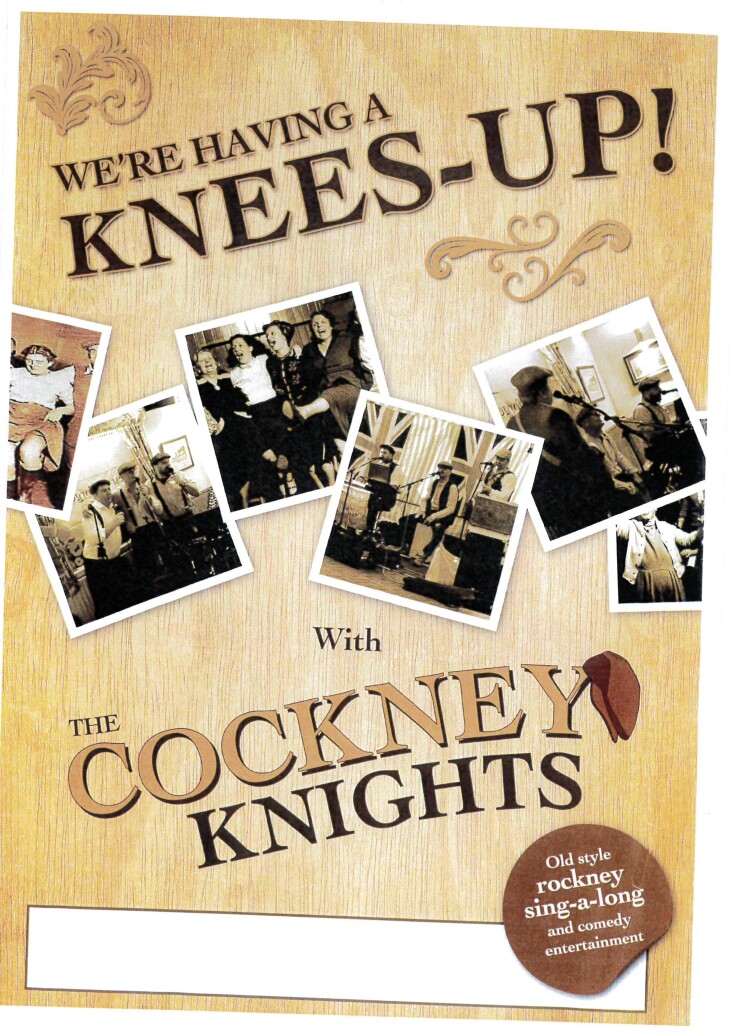 Cockney Knights Saturday 15th April