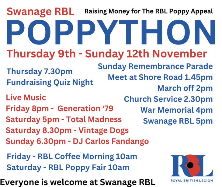 Swanage RBL ‘Poppython’ Fundraiser