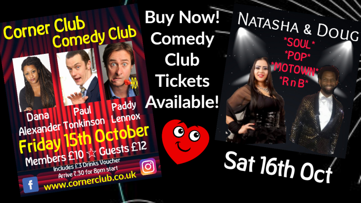 COMING UP THIS WEEKED - COMEDY & SOUL!