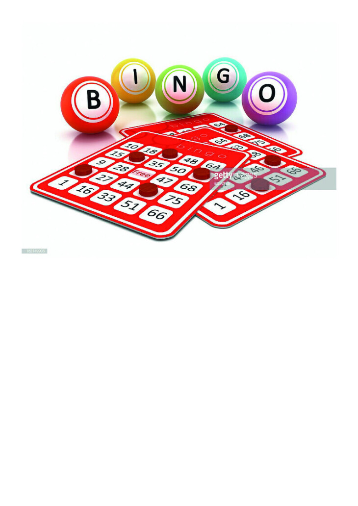 Wednesday 19th October Bingo CANCELLED
