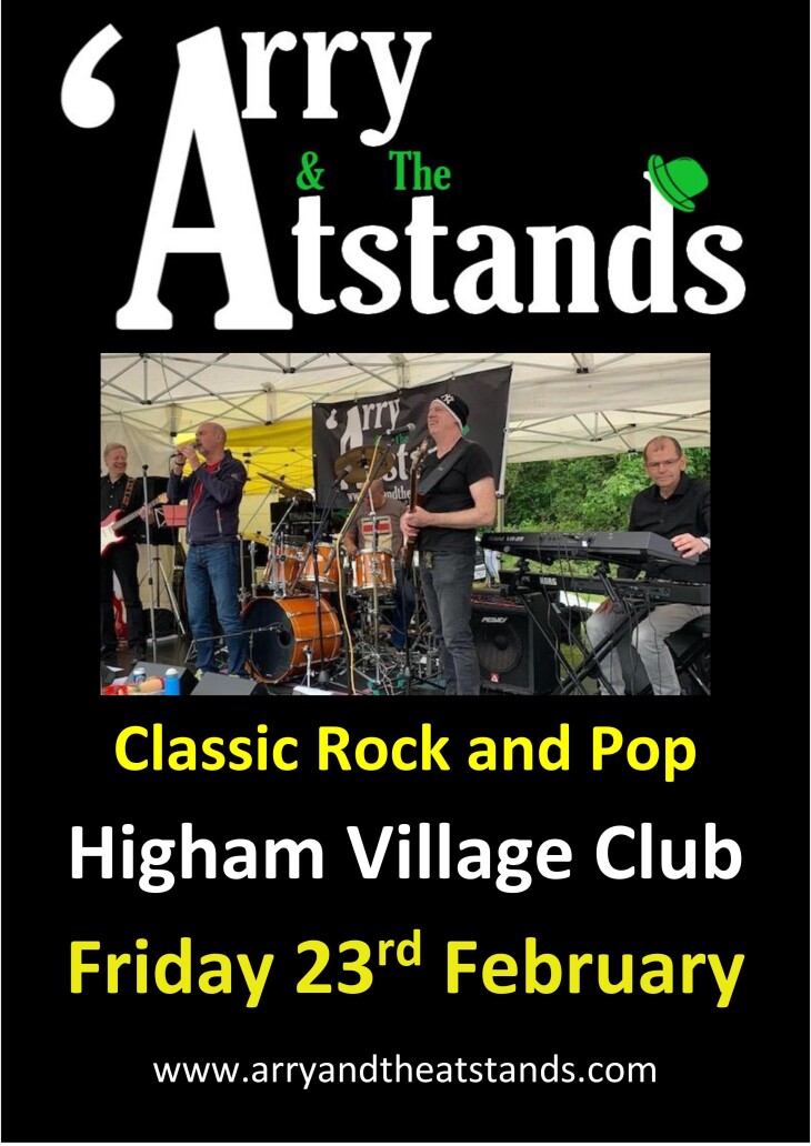 Friday 23rd Feb - Arry & the Atstands.