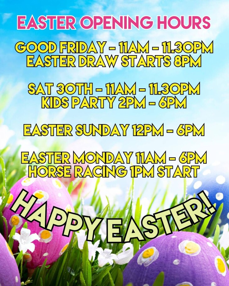 Easter hours 🐣