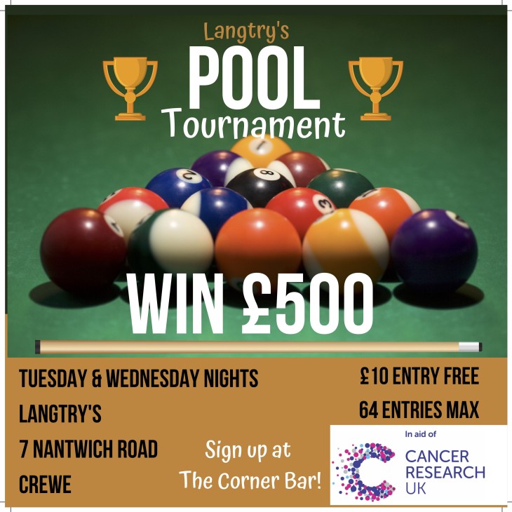 Langtry's Pool Tournament - WIN £500