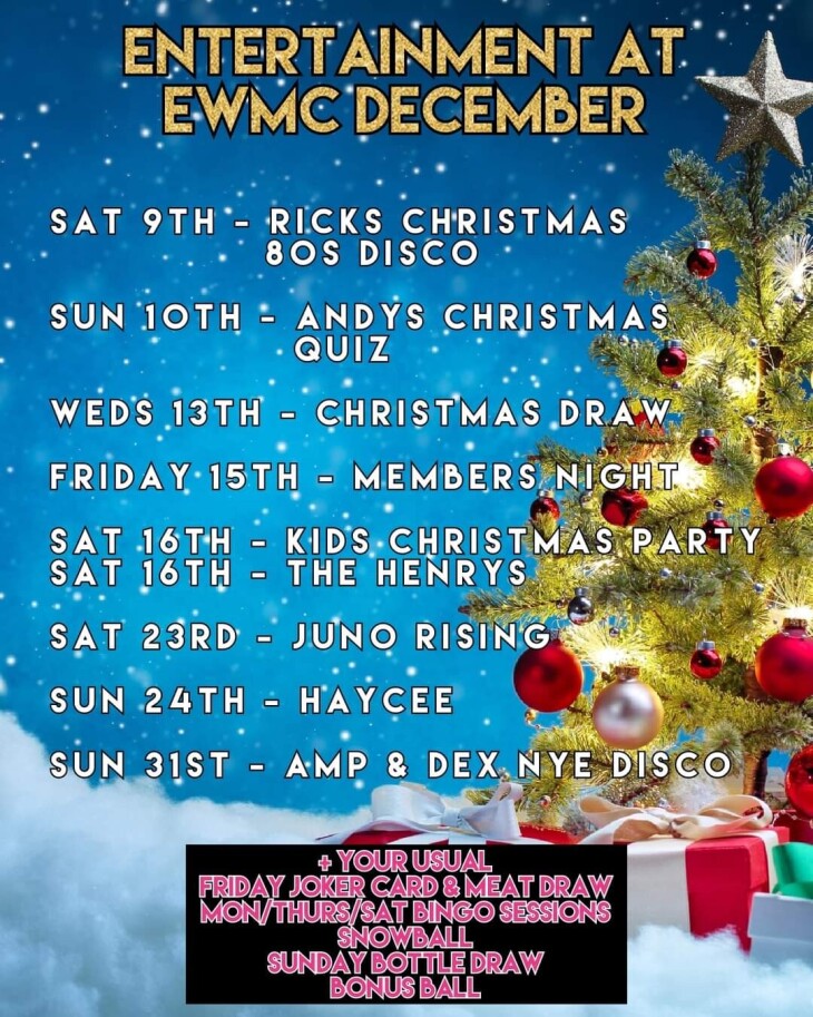 December entertainment!!