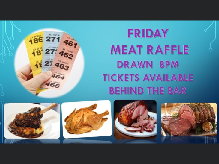 The meat raffle is back!