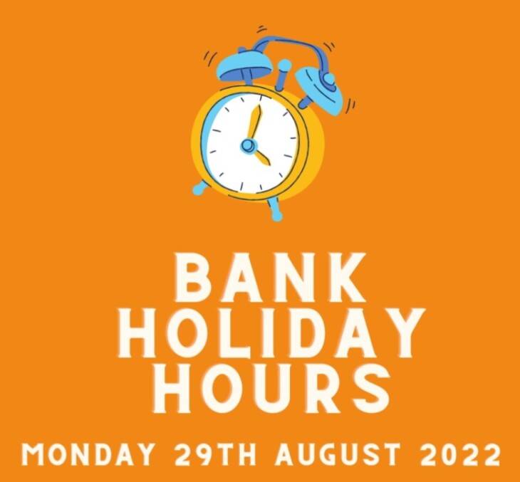Bank holiday opening hours