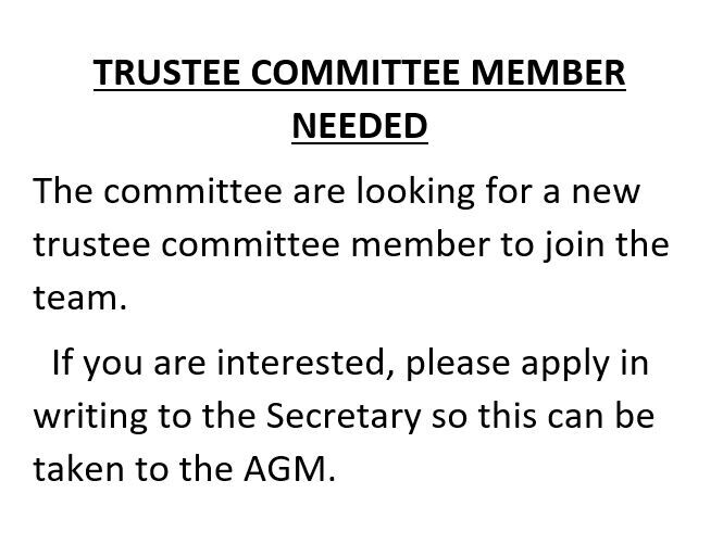 Trustee member needed