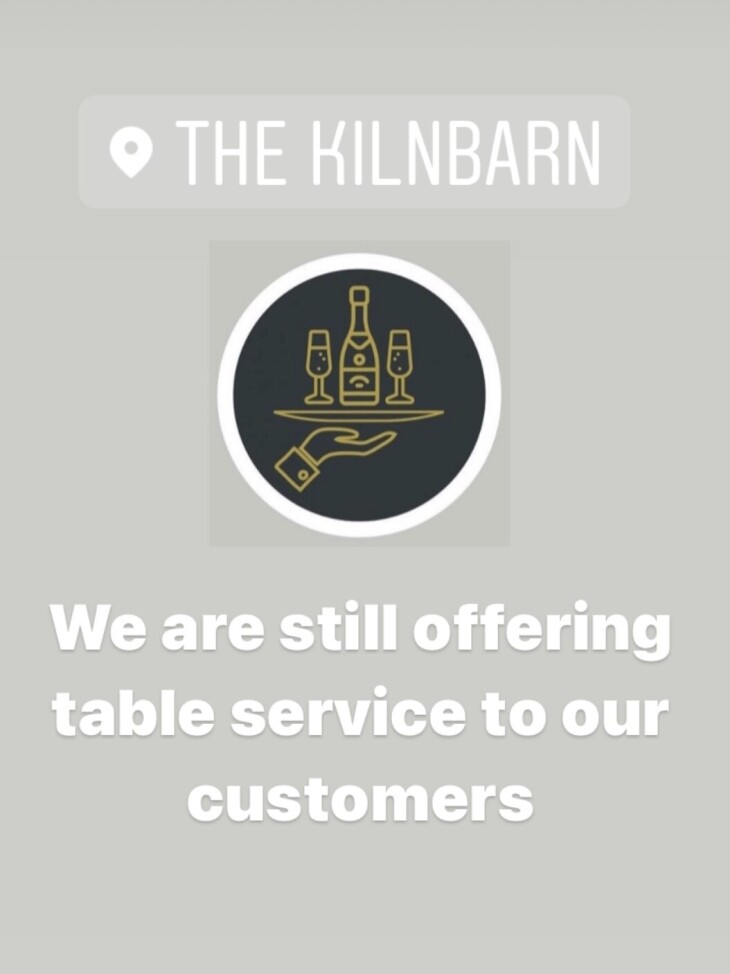 Table service at The Kilnbarn
