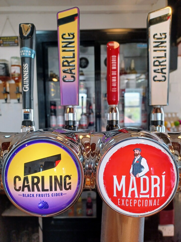 New lager and cider on tap !