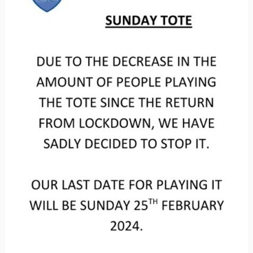Sunday Tote Announcement