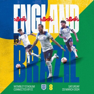 England V Brazil tonight