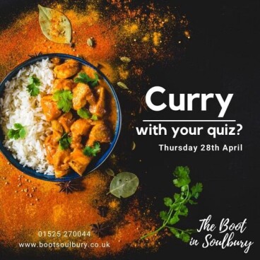 Quiz night with optional Curry
