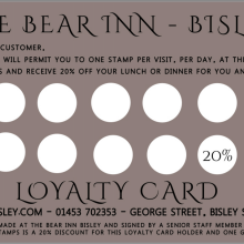 Valued Customer Bear Loyalty Scheme