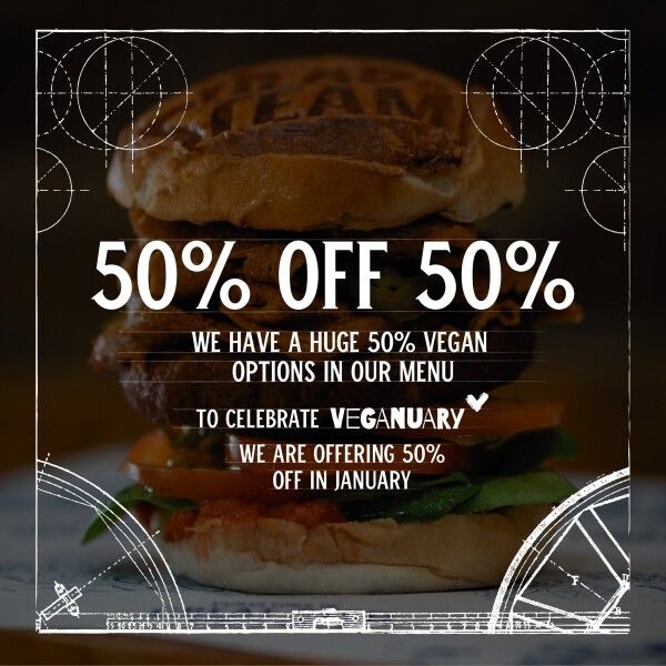 Veganuary with 50% off!
