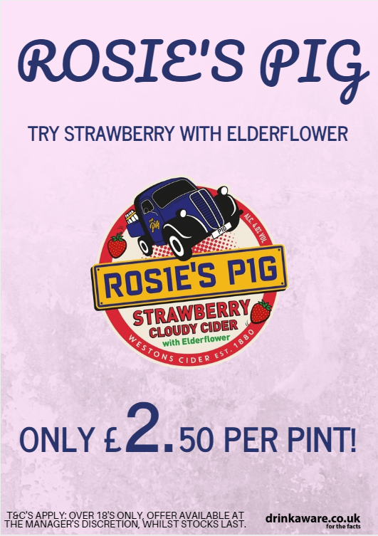Rosie's Pig Strawberry Cider
