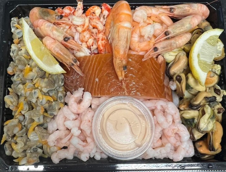 Seafood & Prosecco Platter