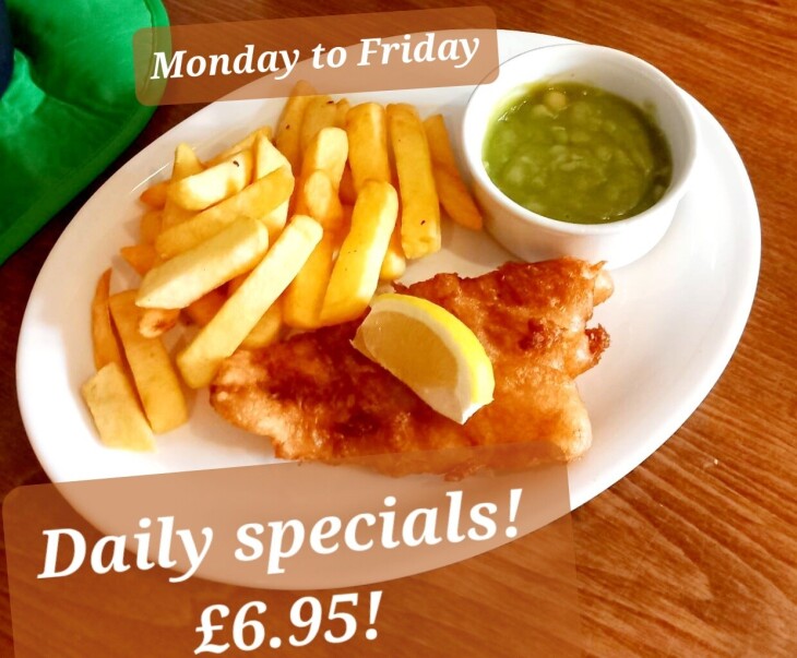 Daily specials! £6.95