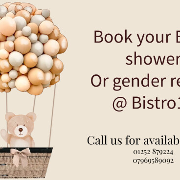 Book your Baby shower or Gender Reveal